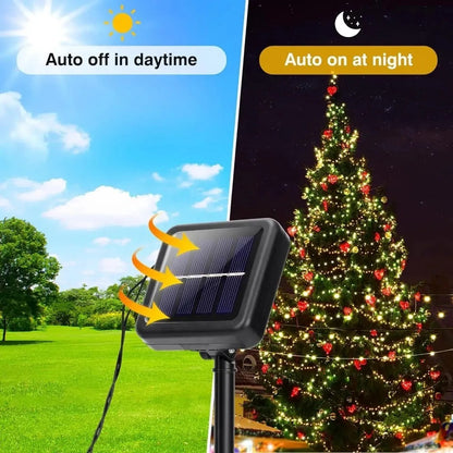 SolarGlow: Luces LED Navideñas Solares