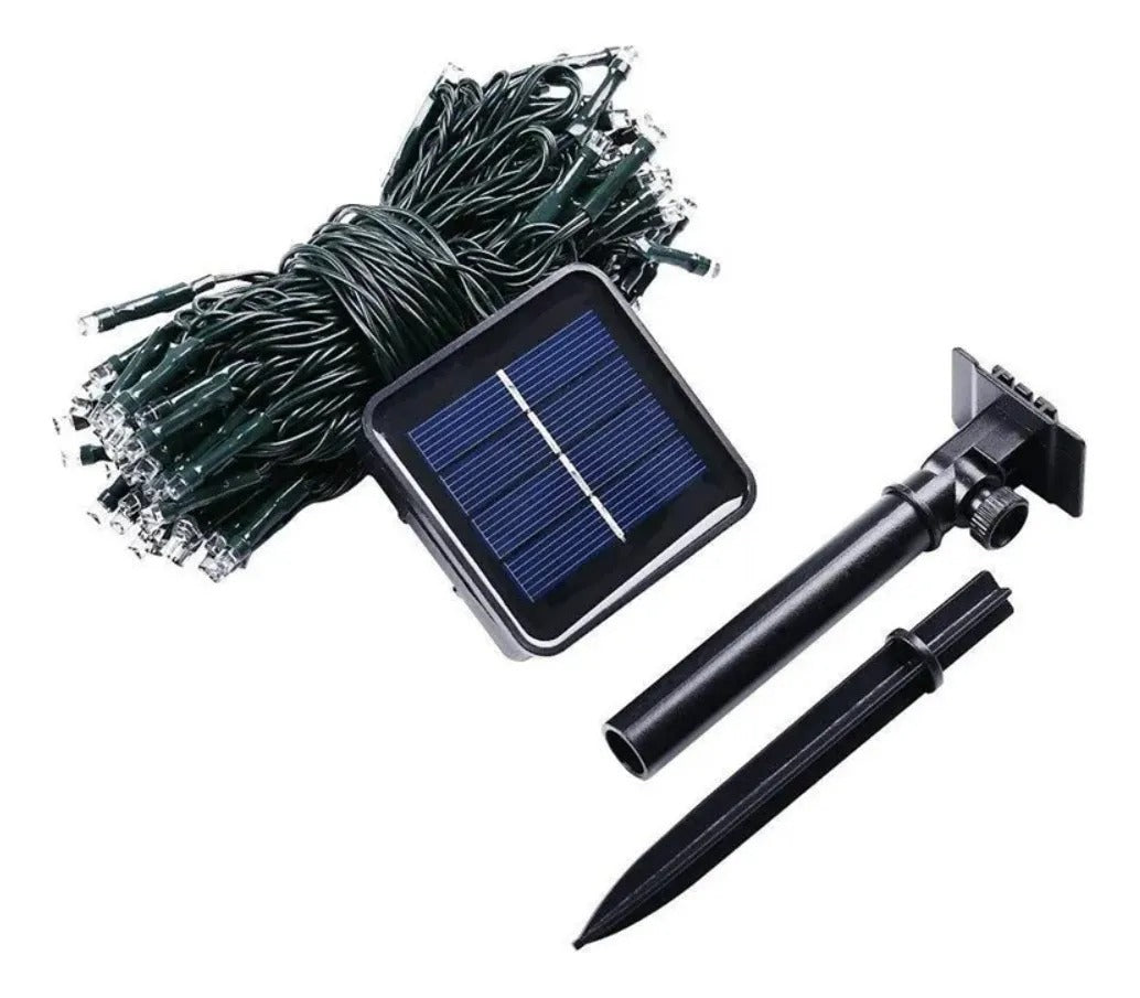 SolarGlow: Luces LED Navideñas Solares