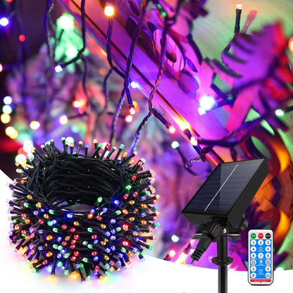 SolarGlow: Luces LED Navideñas Solares